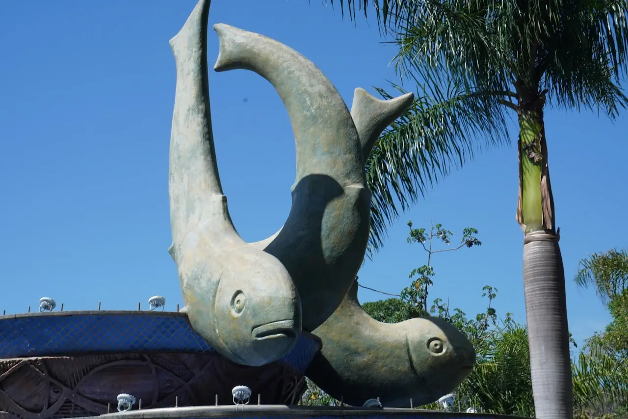 Fish statue